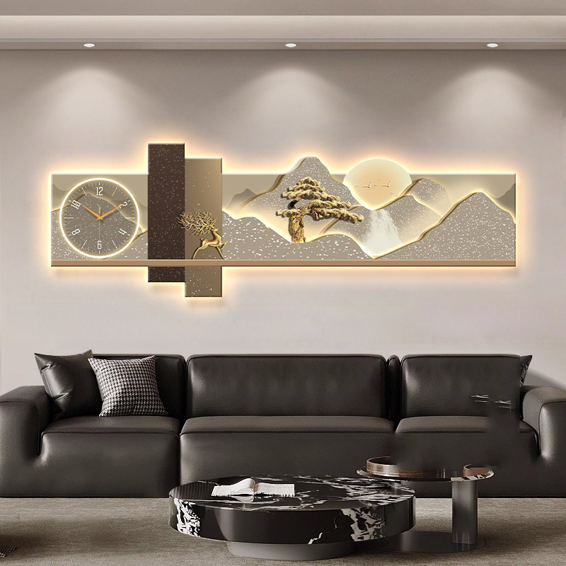 대형 아트 벽화 고급 모던 시계 벽걸이 침실 심미적 디 - Luxury Lifestyle Homes 리뷰 및 가격