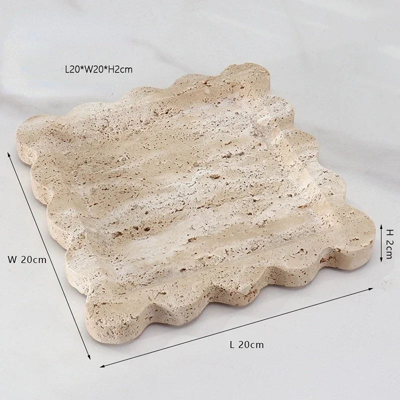 사각형 가리비 트레이, 트래버틴, 베이지, 옐로우, 퍼 - Marble Serving Board 리뷰 및 가격