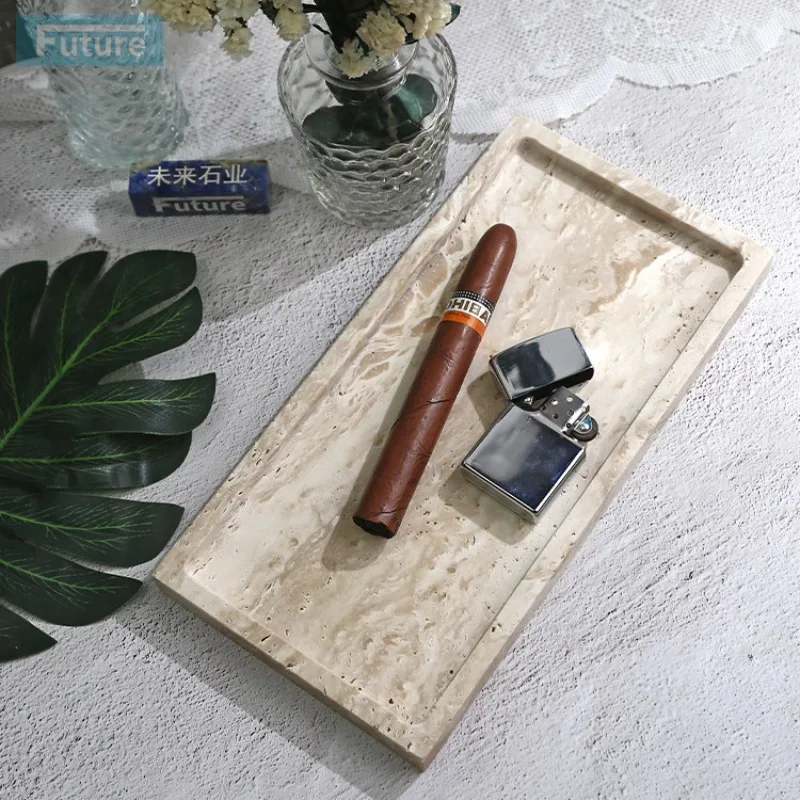 유럽풍 라이트 럭셔리 대리석 트레이, 직사각형 현관 정 - Marble Serving Board 리뷰 및 가격